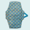 Serviette hygiénique lavable - Eventail Bleu+